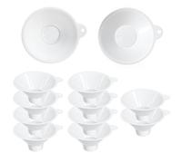 Calculi Strainer 10 Pack Kidney Stone Collector Plastic Funnel with Mesh Screen Filters Urine Strainer for Pee Straining for Analysis Testing