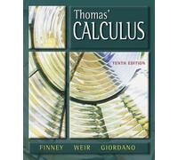 Calculus and Analytic Geometry, 10th Ed.
