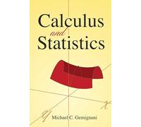 Calculus and Statistics (Dover Books on Mathematics)