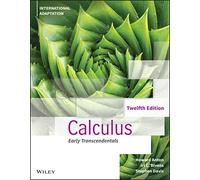 Calculus: Early Transcendentals, International Adaptation