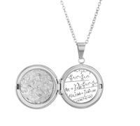 Calculus Mathematical Formulas Painted Stick Locket Necklace Hold Picture Jewelry Birthday Gift