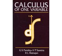 Calculus of One Variable