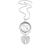 Calculus Organic Chestry Experiment Pendant Angel Wings Rotating Necklace Jewelry