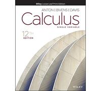 Calculus: Single Variable