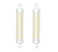 Caldarax 12W R7s LED Bulb 118mm, Cool White 6000K, 120W R7s J118 Linear Halogen Bulb Replacement, 1500LM, Non-Dimmable, Double Ended R7s Base for Ceiling Floodlight Lamp, 2 Pcs