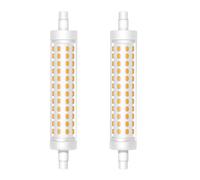 Caldarax 12W R7s LED Bulb 118mm, Warm White 3000K, 120W R7s J118 Linear Halogen Bulb Replacement, 1500LM, Non-Dimmable, Double Ended Base for Ceiling Floodlight Lamp, 2 Pcs