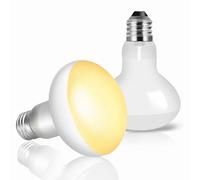 Caldarax 2 Pack Reptile Heat Lamp Bulb 100W, E27 Daylight Basking Spot Bulb, UVA Heat Bulb for Reptiles, Tortoise, Bearded Dragon, Snakes, Lizards, Chicks
