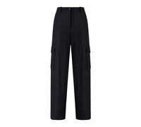 Caldaro Pantalone Flanella - female - PINKO - Wide Trousers - Blue - M - Trousers M