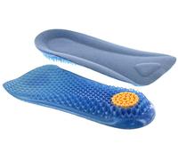 Calden Men's Honeycomb Shaped Gel Elevator Shoes Half Insole - 1/2 inches Taller One Size Fits All Blue