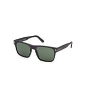 TOM FORD FT1205 CALDER 02N Man Sunglasses Acetate Black Green Squared Normal