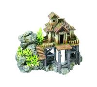 Caldex Limited CLASSIC Character Buildings Wood House On Rocks
