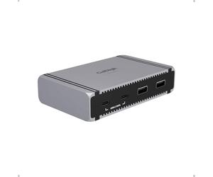 CalDigit E5 9-Port Thunderbolt 5 Element Hub - 90W Safe Laptop Charging | Mac/PC. Turns 1 port into 3x TB5, Powerful 180W PSU gurantees unthrottled 140W laptop charging, Drives dual 6K/8K. 0.8m cable