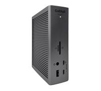 CalDigit TS5 Plus - Thunderbolt 5 Dock - 20 Port, 10GbE, 140W Dedicated Host Charging, Thunderbolt 5 x3, USB 10Gb/s x10, Dual USB Controllers, Up to Dual 8K 60Hz Displays, 1.0m Braided Cable, 330W PSU