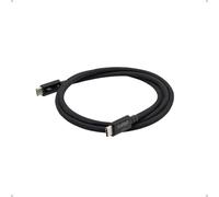 CalDigit Thunderbolt 5 Pro Braided Cable 120Gb 240W (1m/3.28ft/39.37") | Power Delivery, Slim Connector, Black, Backwards compatible with Thunderbolt 4, Thunderbolt 3, USB4 and USB-C