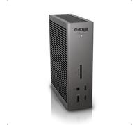 CalDigit TS5 Plus - Thunderbolt 5 Dock - 20 Port, 10GbE, 140W Dedicated Host Charging, Thunderbolt 5 x3, USB 10Gb/s x10, Dual USB Controllers, Up to Dual 8K 60Hz Displays, 1.0m Braided Cable, 330W PSU