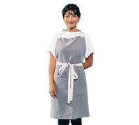 Caldo Linen Kitchen Apron - Mens and Womens Linen Bib Apron - Adjustable with Pockets - Inspired by Professional Chefs (Grey)