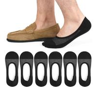 Caldodo Mens Invisible No Show Socks, Low Cut Trainer Loafer Socks for Men