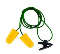 Caldwell 31 NRR Range Plugs with Cord and Clip for Outdoor, Range, Shooting, Competition and Hunting