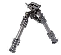Caldwell Accumax Premium Carbon Fiber Sling Swivel Stud Bipod 9" - 13" with Twist Lock Quick-Deployment Legs for Long Gun Rifle for Tactical Shooting Range and Sport