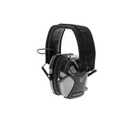 Caldwell E-Max Pro - Gray - 23NRR Hearing Protection with Sound Amplification and Adjustable Earmuffs for Shooting, Hunting and Range