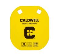 Caldwell High Caliber AR500 Steel Target 5" Gong, 3/8" Thickness, Rifl for Precision Shooting and Target Practice, Yellow