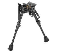Caldwell XLA Pivot Bipod 6" - 9" with Adjustable Notched Legs and Slim Folding Design for Easy Transport, Rifle Stability, and Target Shooting