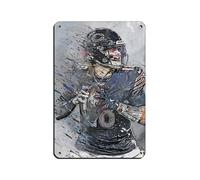 Caleb Williams Canvas Chicago Bears Retro Poster Metal Tin Sign Chic Art Retro Iron Painting Bar People Cave Cafe Family Garage Poster Wall Decoration 8x12inch(20x30cm)