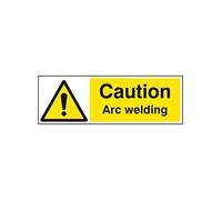 Caledonia Signs 14212K Caution ARC Welding Sign, 400 mm x 300 mm, Rigid Plastic