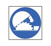 Caledonia Signs 15411F "Adjustable Guards Symbol" Sign, Rigid Plastic, 200 mm x 200 mm
