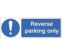 Caledonia Signs 17683M Reverse parking only, 600 x 200 mm