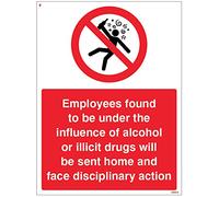 Caledonia Signs 27121Q Employees under the influence will be sent home