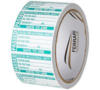 Caledonia Signs 54045 250 PAT Test Write On Labels-Passed, 50 mm x 25 mm