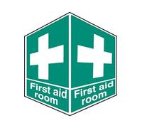 Caledonia Signs 56090 First Aid Room Projecting Sign