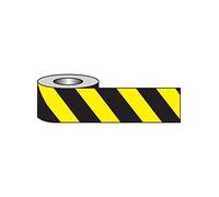 Caledonia Signs 58630 Self Adhesive Hazard Tape, 33000 mm x 50 mm, Black/Yellow