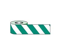 Caledonia Signs 58631 Self Adhesive Hazard Tape, 33000 mm x 50 mm, Green/White
