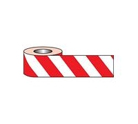 Caledonia Signs 58632 Self Adhesive Hazard Tape, 33000 mm x 50 mm, Red/White