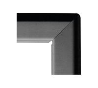 Caledonia Signs 58966 A4 Snap Frame, 25 mm, Black