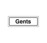 Caledonia Signs 59189 Visual Impact Sign, "Gents"