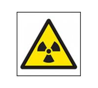 Caledonia Signs 59719 Radiation Label, 50 mm x 50 mm (Pack of 100)