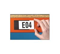 Caledonia Signs 59871 Self Adhesive Label Holder, 80 mm x 30 mm (Pack of 100)