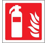 Caledonia Signs 81018C Fire Extinguisher Symbol