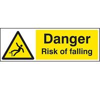 Caledonia Signs 84494G Sign, Danger Risk Of Falling