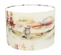 Caledonian Forest Plum Voyage Maison Lampshade (40cm Diameter Ceiling Pendant, White Lining)