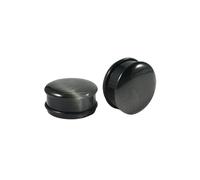 Calefee 7/8 inch Earrings Plugs, Flesh Tunnels for Ears Stone Black Cat's Eye Stone Pierced Earrings for Women 2pcs