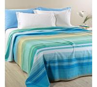 Caleffi 1006802 1006802 Rainbow Light Piquet Bedspread for Single Bed 50% Cotton 50% Polyester 220 x 260 cm Orange