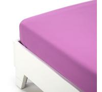 Caleffi 130 x 200 cm Single Bed Sheet Plain Orchid
