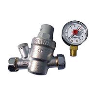 Caleffi 15mm Pressure Reducing Valve (3 Bar) with Gauge 533841