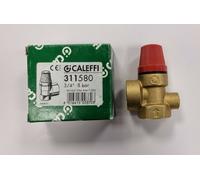 Caleffi 311580 Ordinary safety valve, connections FF 3/4 "8 BAR CALEFFI
