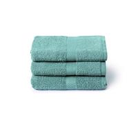 Caleffi 3X Large Bath Towel Set, Size 55x105cm, 100% Cotton - Soft and Absorbent, Face and Daily Use, Shower Towel, Large Towel, Mint