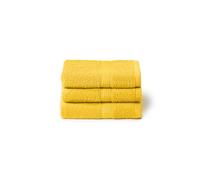 Caleffi 3X Small Bath Towel Set, 40 x 60 cm, 100% Soft and Absorbent Cotton for Bathroom, Face and Daily Use, Bidet Towels, Wash-resistant Guest Towel